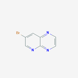 molecular formula C7H4BrN3 B1275775 7-溴吡啶并[2,3-b]吡嗪 CAS No. 52333-42-3