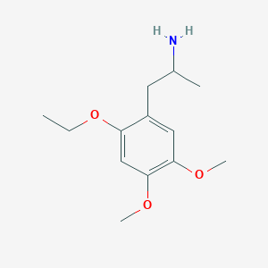 molecular formula C13H21NO3 B12757804 EMM (psychedelic) CAS No. 23693-30-3