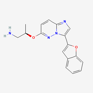 molecular formula C17H16N4O2 B12757853 Mnk1/2-IN-5 CAS No. 1426928-20-2