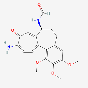 N-(10-Amino-5,6,7,9-tetrahydro-1,2,3-trimethoxy-9-oxobenzo(a)heptalen-7-yl)formamide