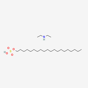 molecular formula C24H53NO4S B12757892 Ethanamine, N-ethyl-, eicosyl sulfate CAS No. 94110-16-4