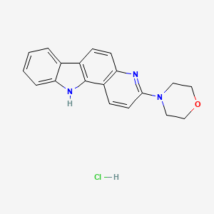 11H-Pyrido(3,2-a)carbazole, 3-(4-morpholinyl)-, monohydrochloride