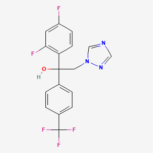 1H-1,2,4-Triazole-1-ethanol, alpha-(2,4-difluorophenyl)-alpha-(4-(trifluoromethyl)phenyl)-