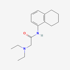 Acetamide, 2-(diethylamino)-N-(5,6,7,8-tetrahydro-1-naphthyl)-