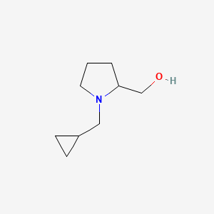 molecular formula C9H17NO B1275809 [1-(环丙基甲基)-2-吡咯啉基]甲醇 CAS No. 827034-60-6