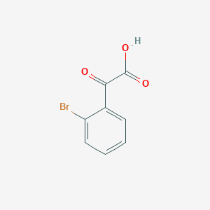 molecular formula C8H5BrO3 B1275819 2-(2-溴苯基)-2-氧代乙酸 CAS No. 26767-16-8
