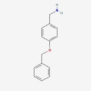 molecular formula C14H15NO B1275825 4-Benzyloxybenzylamine CAS No. 22171-15-9