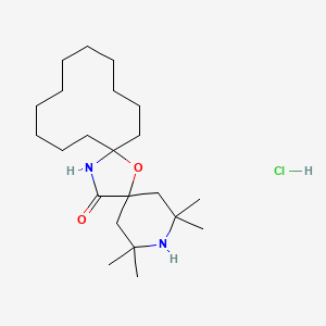 2,2,4,4-Tetramethyl-7-oxa-3,20-diazadispiro(5.1.11.2)henicosan-21-one hydrochloride