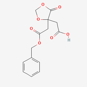 beta-(Hydroxymethoxy)tricarballylic acid gamma-lactone benzyl ester