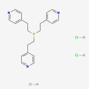 Pyridine, 4,4',4''-(phosphinylidynetri-2,1-ethanediyl)tris-, trihydrochloride