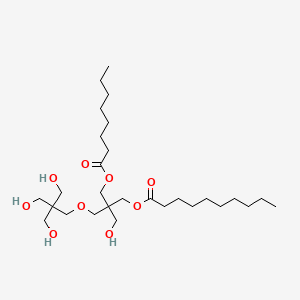 [2-[[3-Hydroxy-2,2-bis(hydroxymethyl)propoxy]methyl]-2-(hydroxymethyl)-3-octanoyloxypropyl] decanoate