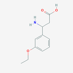 molecular formula C11H15NO3 B1275862 3-Amino-3-(3-ethoxyphenyl)propanoic acid CAS No. 299167-74-1