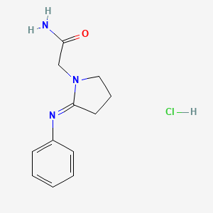 2-(Phenylamino)-1-pyrrolidineacetamide monohydrochloride