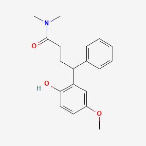 N,N-Dimethyl-2-hydroxy-5-methoxy-gamma-phenylbenzenebutanamide