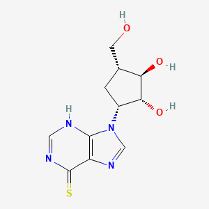 Carbocyclic-2',3'-hydroxy-ara-6-mercaptopurine nucleoside