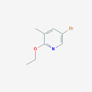 molecular formula C8H10BrNO B1275898 5-Bromo-2-ethoxy-3-methylpyridine CAS No. 610279-03-3