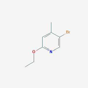 molecular formula C8H10BrNO B1275899 5-Bromo-2-ethoxy-4-methylpyridine CAS No. 610279-04-4