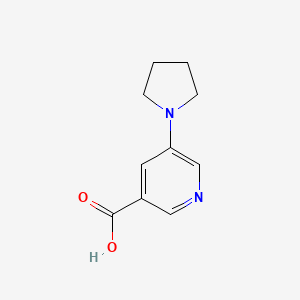 B1275903 5-(Pyrrolidin-1-yl)nicotinic acid CAS No. 107946-76-9