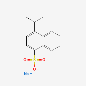 B12759117 Sodium 4-(1-methylethyl)naphthalene-1-sulphonate CAS No. 55184-48-0