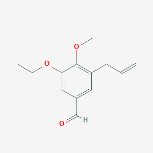 molecular formula C13H16O3 B1275923 3-Allyl-5-ethoxy-4-methoxybenzaldehyde CAS No. 872183-40-9