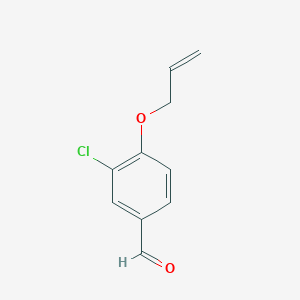 molecular formula C10H9ClO2 B1275933 4-Allyloxy-3-chlorobenzaldehyde CAS No. 58236-91-2