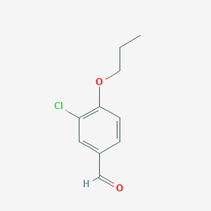 molecular formula C10H11ClO2 B1275944 3-Chloro-4-propoxybenzaldehyde CAS No. 99070-71-0