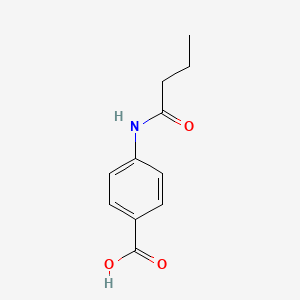 molecular formula C11H13NO3 B1275958 4-(丁酰氨基)苯甲酸 CAS No. 99855-49-9