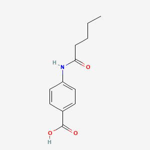molecular formula C12H15NO3 B1275960 4-(Pentanoylamino)benzoic acid CAS No. 100390-76-9