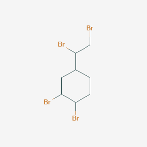 molecular formula C8H12Br4 B127599 1,2-二溴-4-(1,2-二溴乙基)环己烷 CAS No. 3322-93-8