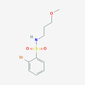 molecular formula C10H14BrNO3S B1275992 2-溴-N-(3-甲氧基丙基)苯磺酰胺 CAS No. 848906-56-9