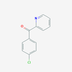 molecular formula C12H8ClNO B127602 2-(4-氯苯甲酰基)吡啶 CAS No. 190850-37-4
