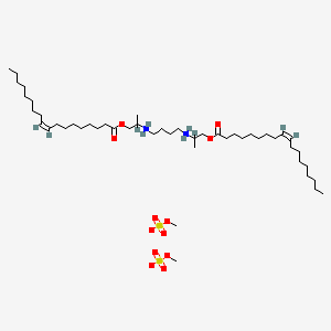 N,N'-Tetramethylenebis(1-methyl-2-(oleoyloxy)ethylammonium) dimethyl bis(sulphate)