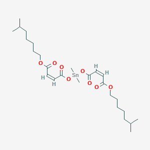 2-Butenoic acid, 4,4'-((dimethylstannylene)bis(oxy))bis(4-oxo-, diisooctyl ester, (2Z,2'Z)-