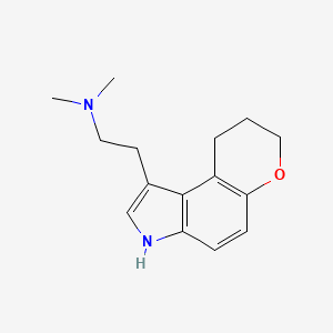 1-(2-Dimethylaminoethyl)dihydropyrano(3,2-e)indole