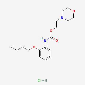 Carbamic acid, (2-butoxyphenyl)-2-morpholinoethyl ester, monohydrochloride