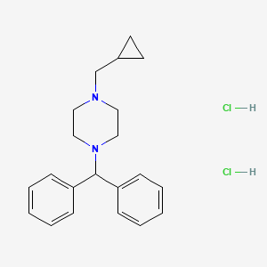 1-Benzhydryl-4-cyclopropylmethyl-piperazine dihydrochloride