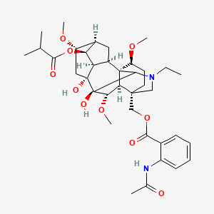 14-Deacetyl-14-isobutyrylajadine