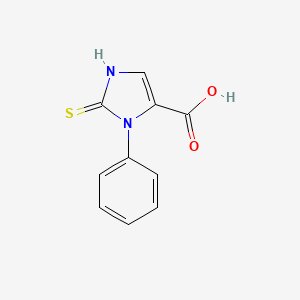 3-phenyl-2-thioxo-2,3-dihydro-1H-imidazole-4-carboxylic acid