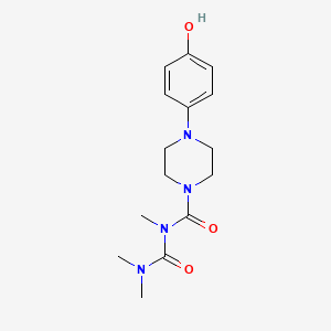 1-Piperazinecarboxamide, N-((dimethylamino)carbonyl)-4-(4-hydroxyphenyl)-N-methyl-