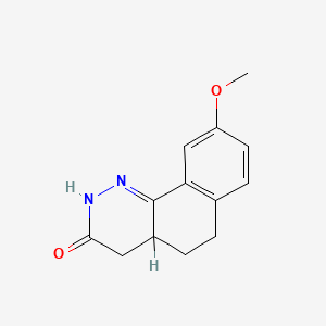 4,4a,5,6-Tetrahydro-9-methoxybenzo(h)cinnolin-3(2H)-one