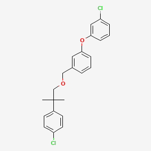 Benzene, 1-((2-(4-chlorophenyl)-2-methylpropoxy)methyl)-3-(3-chlorophenoxy)-