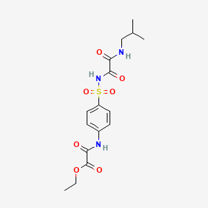 (1-((4-Methyl-1-piperazinyl)methyl)-2-(2-(2-phenylethyl)phenoxy)ethoxy)acetic acid