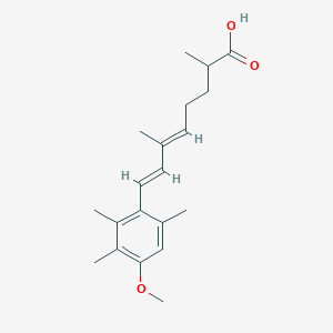 (5E,7E)-8-(4-Methoxy-2,3,6-trimethylphenyl)-2,6-dimethyl-5,7-octadienoic acid