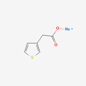 B12761202 Sodium 3-thiophenacetate CAS No. 149698-19-1