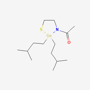 1,3,2-Thiazagermolidine, 3-acetyl-2,2-bis(3-methylbutyl)-