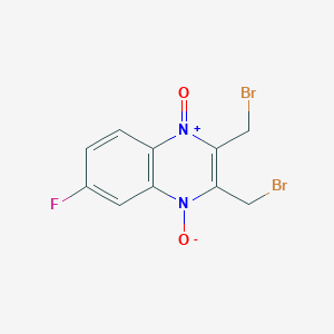 Quinoxaline, 2,3-bis(bromomethyl)-6-fluoro-, 1,4-dioxide