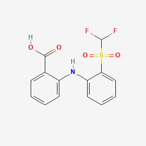 Anthranilic acid, N-(o-((difluoromethyl)sulfonyl)phenyl)-