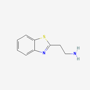 molecular formula C9H10N2S B1276208 2-(1,3-苯并噻唑-2-基)乙胺 CAS No. 82928-10-7
