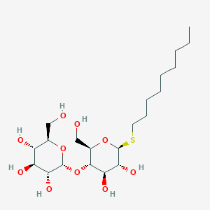 molecular formula C21H40O10S B127621 Nonyl-|A-D-1-thiomaltoside CAS No. 148565-55-3
