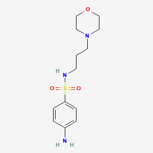 molecular formula C13H21N3O3S B1276233 4-氨基-N-(3-吗啉-4-基丙基)苯磺酰胺 CAS No. 77837-45-7